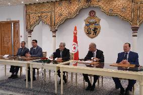 TUNISIA-TUNIS-CHINA-AIDED DIPLOMATIC ACADEMY-HANDOVER