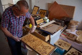 IRAQ-ERBIL-DISPLACED ARTIST