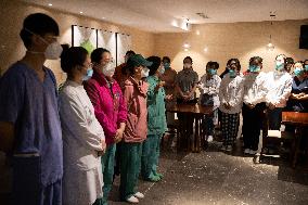 CHINA-SHANGHAI-BEICAI-WORKERS (CN)