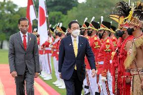 Japan PM Kishida in Indonesia