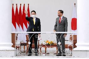 Japan PM Kishida in Indonesia