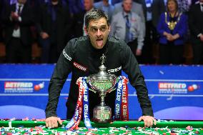 (SP)BRITAIN-SHEFFIELD-SNOOKER-WORLD CHAMPIONSHIP-CEREMONY