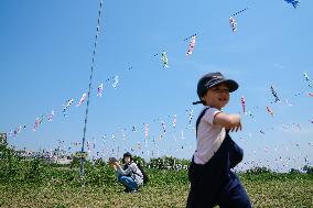 JAPAN-SAITAMA-CHILDREN'S DAY-KOINOBORI