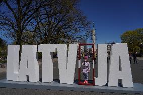 LATVIA-RIGA-ANNIVERSARY-DECLARATION OF RESTORATION OF INDEPENDENCE