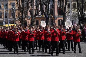 LATVIA-RIGA-ANNIVERSARY-DECLARATION OF RESTORATION OF INDEPENDENCE