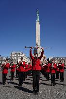 LATVIA-RIGA-ANNIVERSARY-DECLARATION OF RESTORATION OF INDEPENDENCE