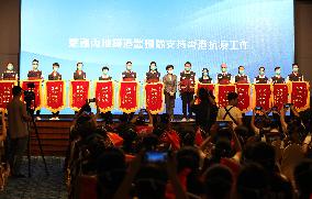 CHINA-HONG KONG-CARRIE LAM-COVID-19-MAINLAND MEDICAL WORKERS-FAREWELL (CN)