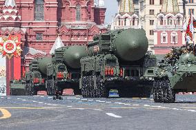 RUSSIA-MOSCOW-VICTORY DAY PARADE-REHEARSAL