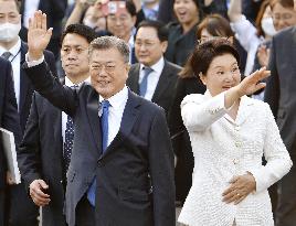 South Korea's outgoing President Moon