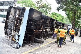 SRI LANKA-COLOMBO-CLASHES-CURFEW