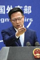 Chinese Foreign Ministry spokesman Zhao