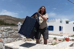 GREECE-TILOS-RENEWABLE ENERGY-ZERO WASTE