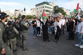 MIDEAST-JERUSALEM-PROTEST