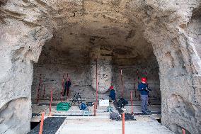 CHINA-SHANXI-DATONG-YUNGANG GROTTOES-RELICS RESTORATION (CN)