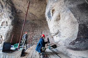 CHINA-SHANXI-DATONG-YUNGANG GROTTOES-RELICS RESTORATION (CN)