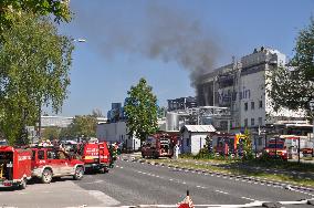 SLOVENIA-CHEMICAL FACTORY-EXPLOSION