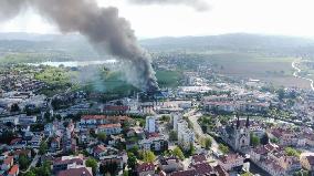 SLOVENIA-CHEMICAL FACTORY-EXPLOSION