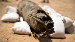 CAMBODIA-PHNOM PENH-U.S.-UNEXPLODED BOMBS