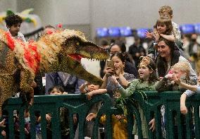 CANADA-VANCOUVER-JURASSIC QUEST-DINOSAURS EXHIBITION