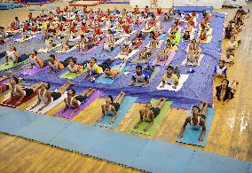 INDIA-AGARTALA-YOGA