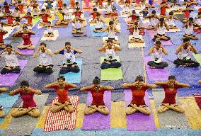 INDIA-AGARTALA-YOGA