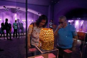 ROMANIA-BUCHAREST-MUSEUM NIGHT