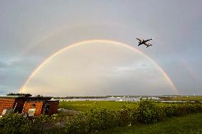 U.S.-WASHINGTON, D.C.-DOUBLE RAINBOW