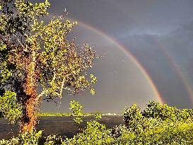 U.S.-WASHINGTON, D.C.-DOUBLE RAINBOW