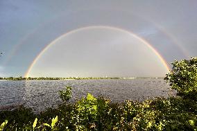 U.S.-WASHINGTON, D.C.-DOUBLE RAINBOW