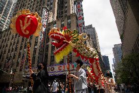 U.S.-NEW YORK-ASIAN AMERICAN AND PACIFIC ISLANDER-PARADE