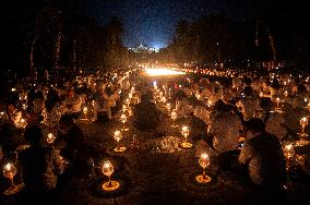INDONESIA-MAGELANG-LANTERN-VESAK DAY-CELEBRATION