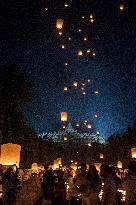 INDONESIA-MAGELANG-LANTERN-VESAK DAY-CELEBRATION