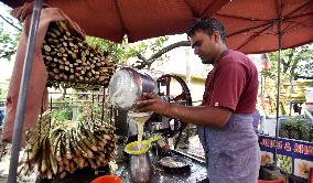 KASHMIR-JAMMU-SUGARCANE JUICE