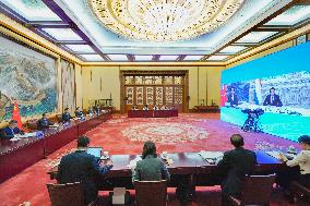 CHINA-BEIJING-LI ZHANSHU-TAJIK NATIONAL ASSEMBLY-TALKS (CN)