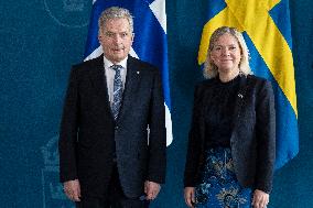 SWEDEN-STOCKHOLM-FINLAND-NATO-MEMBERSHIP-APPLICATION