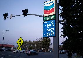U.S.-CALIFORNIA-MILLBRAE-GASOLINE PRICES