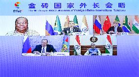 CHINA-BEIJING-WANG YI-BRICS-FM-MEETING (CN)