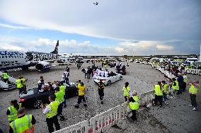 (SP)GERMANY-FRANKFURT-UEFA EUROPA LEAGUE-EINTRACHT FRANKFURT-AIRPORT
