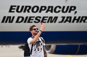 (SP)GERMANY-FRANKFURT-UEFA EUROPA LEAGUE-EINTRACHT FRANKFURT-AIRPORT