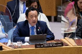 UN-SECURITY COUNCIL-MEETING-CONFLICT AND FOOD SECURITY