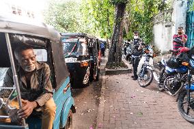 SRI LANKA-COLOMBO-FUEL-SHORTAGE