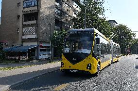 BOSNIA AND HERZEGOVINA-SARAJEVO-NEW TROLLEYBUS