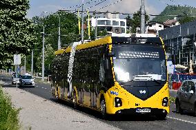 BOSNIA AND HERZEGOVINA-SARAJEVO-NEW TROLLEYBUS