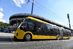 BOSNIA AND HERZEGOVINA-SARAJEVO-NEW TROLLEYBUS