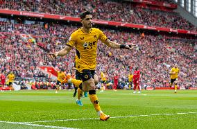 (SP)BRITAIN-LIVERPOOL-FOOTBALL-PREMIER LEAGUE-LIVERPOOL VS WOLVERHAMPTON WANDERERS