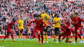 (SP)BRITAIN-LIVERPOOL-FOOTBALL-PREMIER LEAGUE-LIVERPOOL VS WOLVERHAMPTON WANDERERS