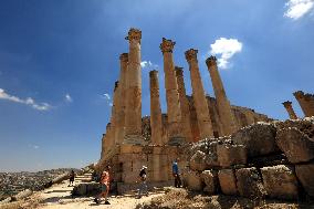 JORDAN-JERASH-ROMAN ARCHEOLOGICAL SITE-TOURISM