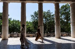 GREECE-ATHENS-ANCIENT AGORA-FASHION SHOW