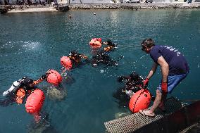 GREECE-ITHACA-SEA-CLEANUP