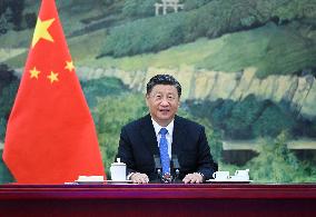 CHINA-BEIJING-XI JINPING-UN-HUMAN RIGHTS CHIEF-MEETING (CN)